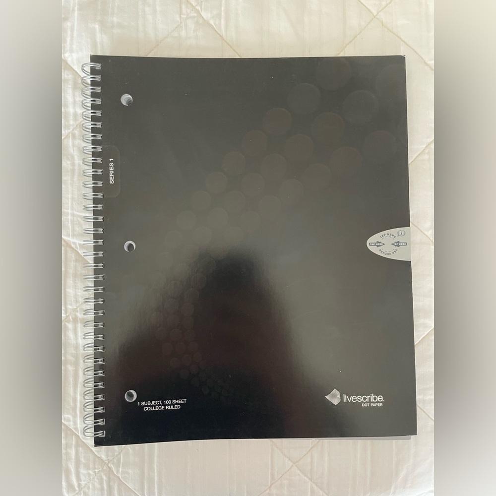 Livescribe Black Spiral Notebook
